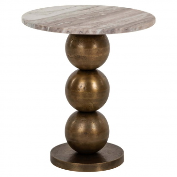 Richmond Bijzettafel Barley Toronto Marmer Ø45cm