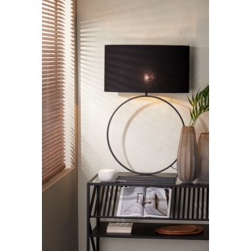 Light & Living Lampvoet Liva Mat Zwart 74cm