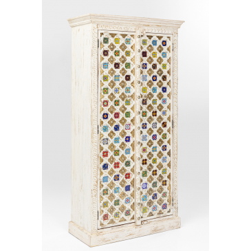 Kare Design Kledingkast Bazar Wit 90x180cm