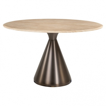 Richmond Eettafel Montgommery Beige Ø130cm