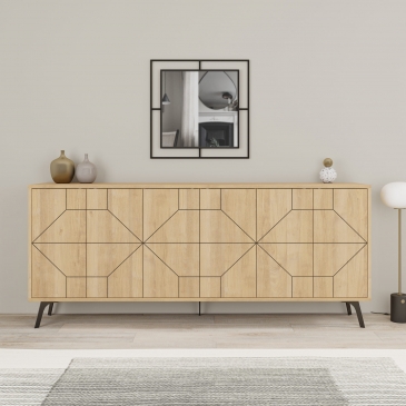 Dressoir Dune Melamine Naturel 184cm