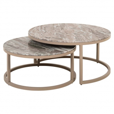 Richmond Salontafel Fairfax Toronto Marmer Set van 2