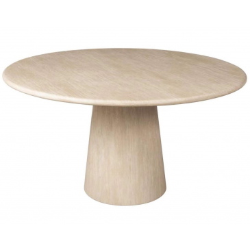 Richmond Eettafel Fictus Faux Travertin Beige Ø140cm