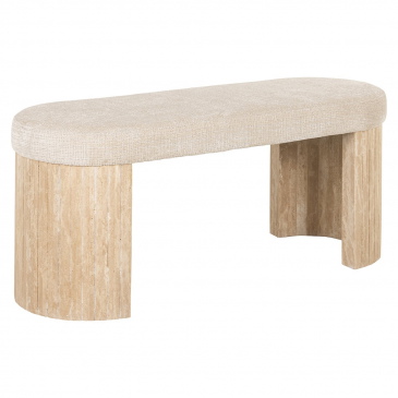 Richmond Bankje Gallice Natural/Beige Travertine