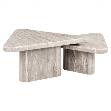 Richmond Salontafel Dwayne Marmer Wit Set van 2