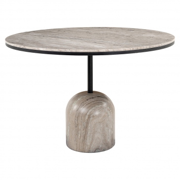 Richmond Eettafel Duncan Marmer Wit Ø120cm