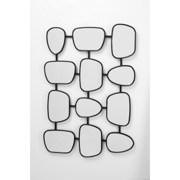 Kare Design Wandspiegel Nastro Zwart 80x114cm