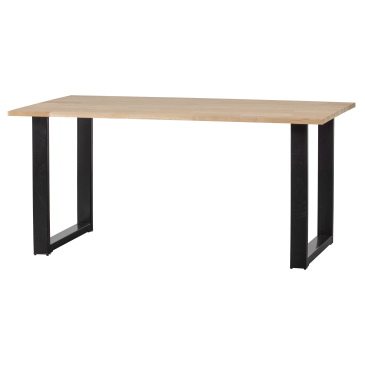 Woood Combi-tablo: Eiken 160x90cm & U-poot