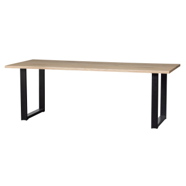 Woood Combi-tablo: Boomstam Eiken 220x90cm & U-poot