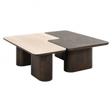 Richmond Salontafel Nando Bruin Set van 2