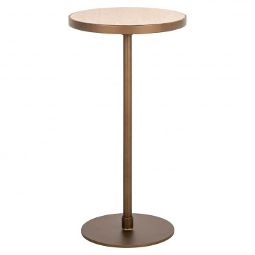 Richmond Bijzettafel Selly Beige Ø35cm