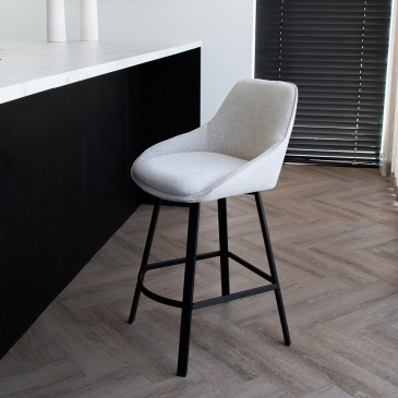 Barstoel Roos Draaibaar Beige - Giga Meubel