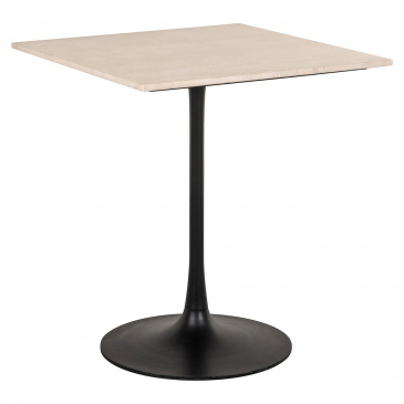Richmond Bistrotafel Tavolo Vierkant Marmer Beige 70x70cm