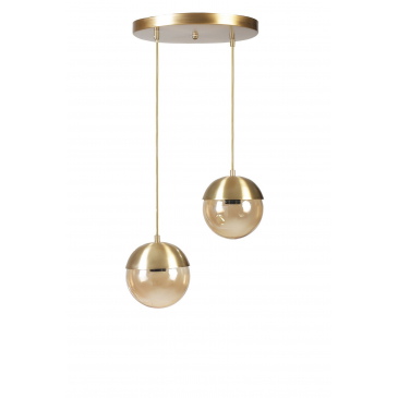 Hanglamp Küre 2-Lichts Goud