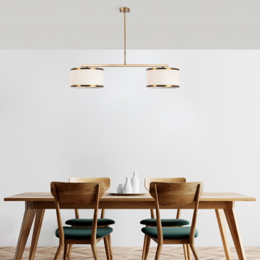 Hanglamp Way 2-Lichts Goud