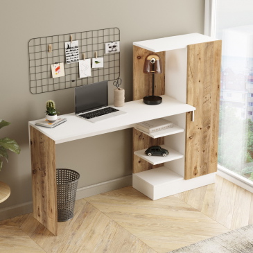 Bureau Nurhak Naturel/Wit