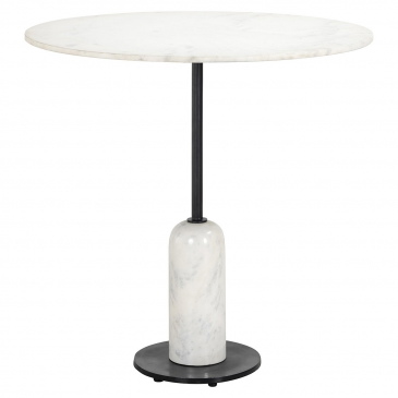 Richmond Eettafel Jagger Marmer Wit Ø76cm
