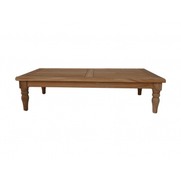 HSM Collection Tuinsalontafel Bahama Teak Naturel 125cm