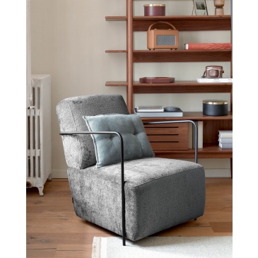 Kave Home Fauteuil Gamer Grijs Chenille