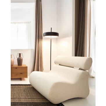 Kave Home Fauteuil Club Wit Bouclé