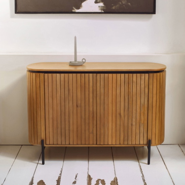 Kave Home Dressoir Licia 2-deurs Mangohout 120cm
