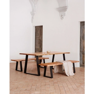 Kave Home Tafel Alaia Massief Acaciahout 200x95cm