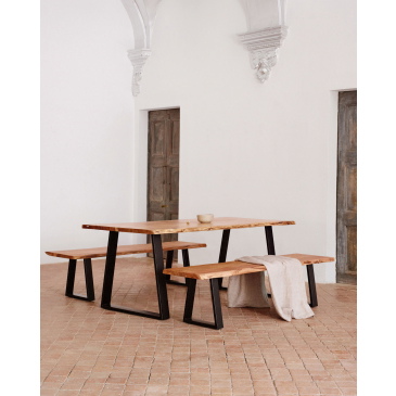 Kave Home Tafel Alaia Massief Acaciahout Naturel 160x90cm