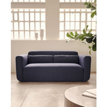 Kave Home 2-Zitsbank Neom Modulair Blauw 188cm