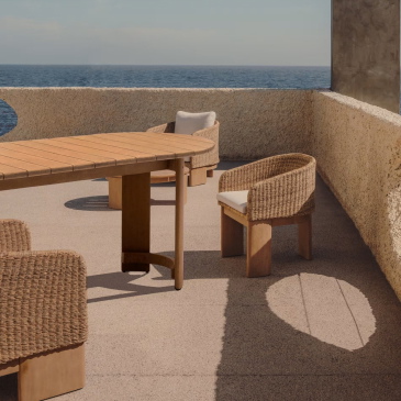 Kave Home Tafel Xoriguer Massief Eucalyptushout 280x110cm