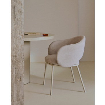 Kave Home Eetkamerstoel Maina Beige