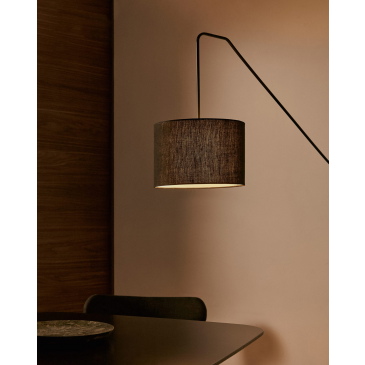 Kave Home Wandlamp Jex Zwart Gelakt Metaal