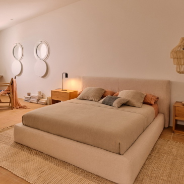 Kave Home Bed Blok Beige 160x200cm