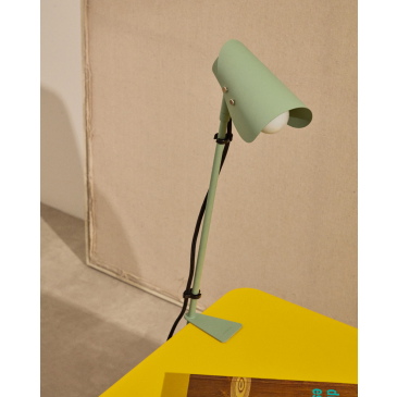 Kave Home Bureaulamp Jula Groen met Klem
