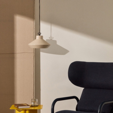 Kave Home Hanglamp Portol Beige