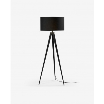 Kave Home Staande Lamp Iguazu Zwart