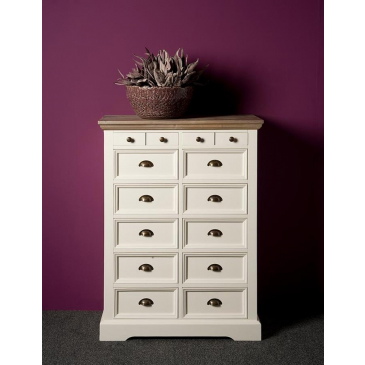 Tower Living Ladekast Fleur 88cm Wit