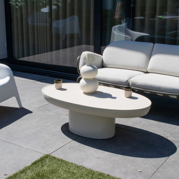 DÉJA Loungetafel Livinia Beige 120cm