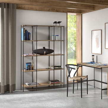 Boekenkast Dunes Naturel 180cm - Giga Living
