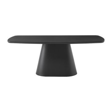 Eettafel Moya Zwart 200cm Deens Ovaal - Giga Meubel