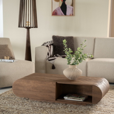 Eleonora Salontafel King Bruin 130cm