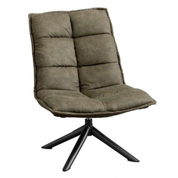 Fauteuil Lucas Microleder Groen - Giga Meubel