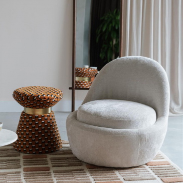 Fauteuil Nash Off White - Giga Meubel
