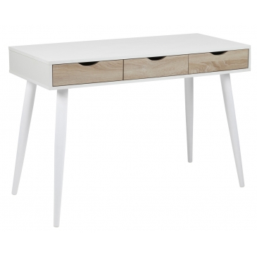 Bureau Nova MDF Wit/Naturel - Giga Living