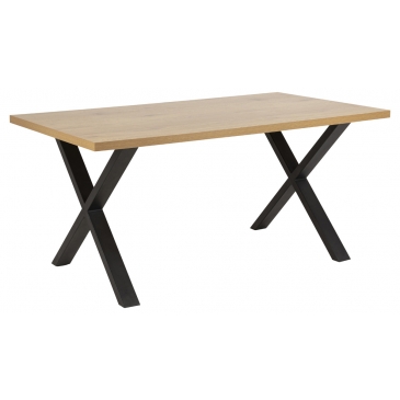 Eettafel Abeto Rechthoek MDF Naturel 160cm - Giga Living