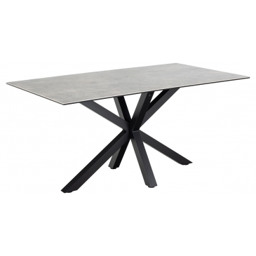 Eettafel Axel Rechthoek Keramiek Grijs 160cm - Giga Living