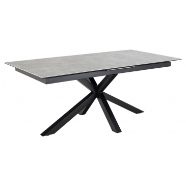 Eettafel Durgan Keramiek Grijs Uitschuifbaar 200/240cm - Giga Living