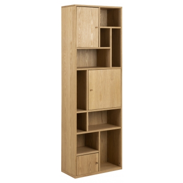 Boekenkast Huub Spaanplaat Naturel 60x180cm - Giga Living