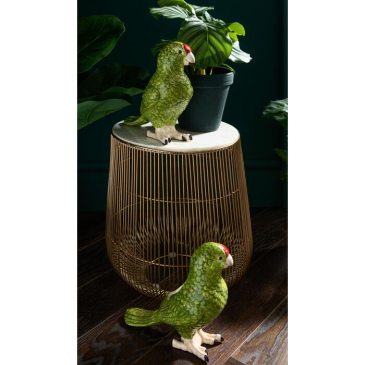 Kare Design Sidetable Beam Wit Marmer Ø32cm