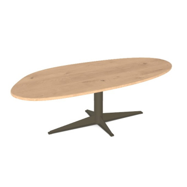 Eettafel Jaro Leaf Naturel Eiken 250x115cm - Giga Meubel