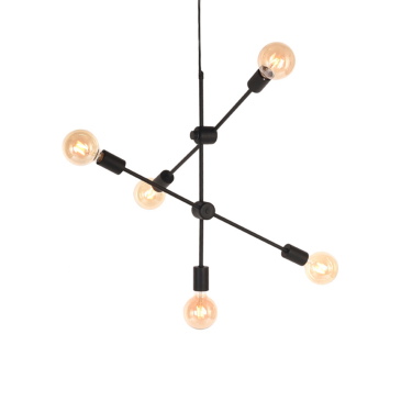 LABEL51 Hanglamp Stilo Zwart Metaal